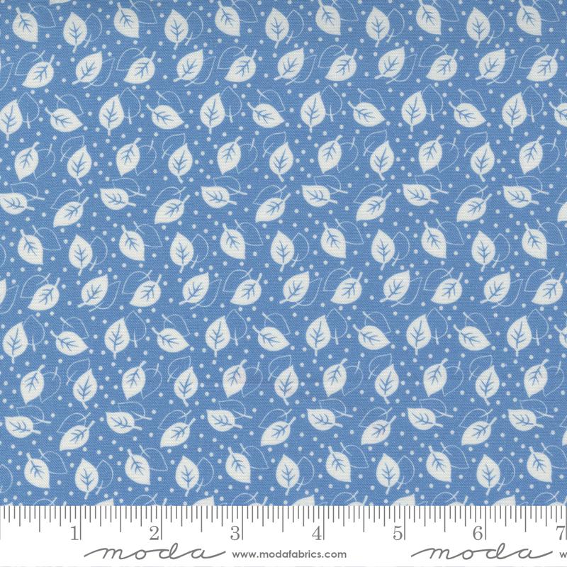 Moda Fabrics Picture Perfect by American Jane Leaf 21806 17 Light Blue