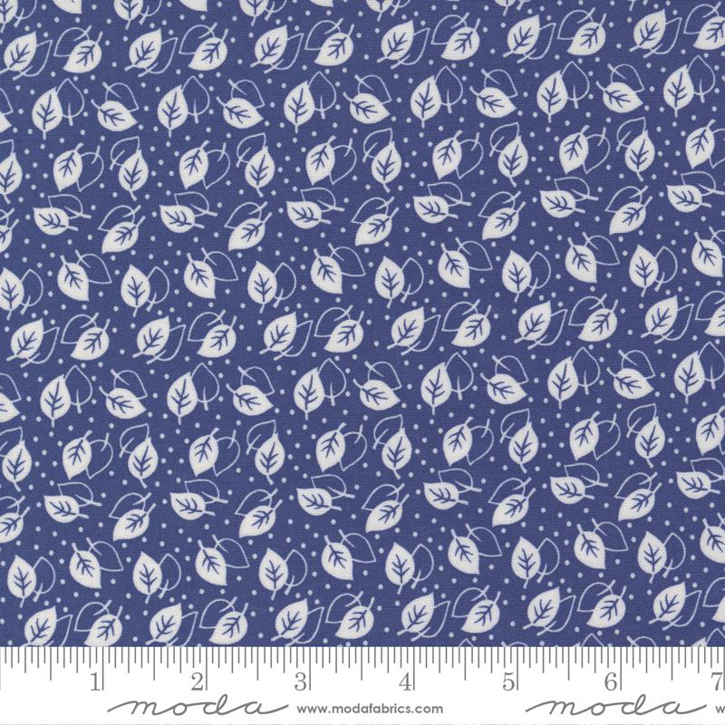 Moda Fabrics Picture Perfect by American Jane Leaf 21806 18 Navy