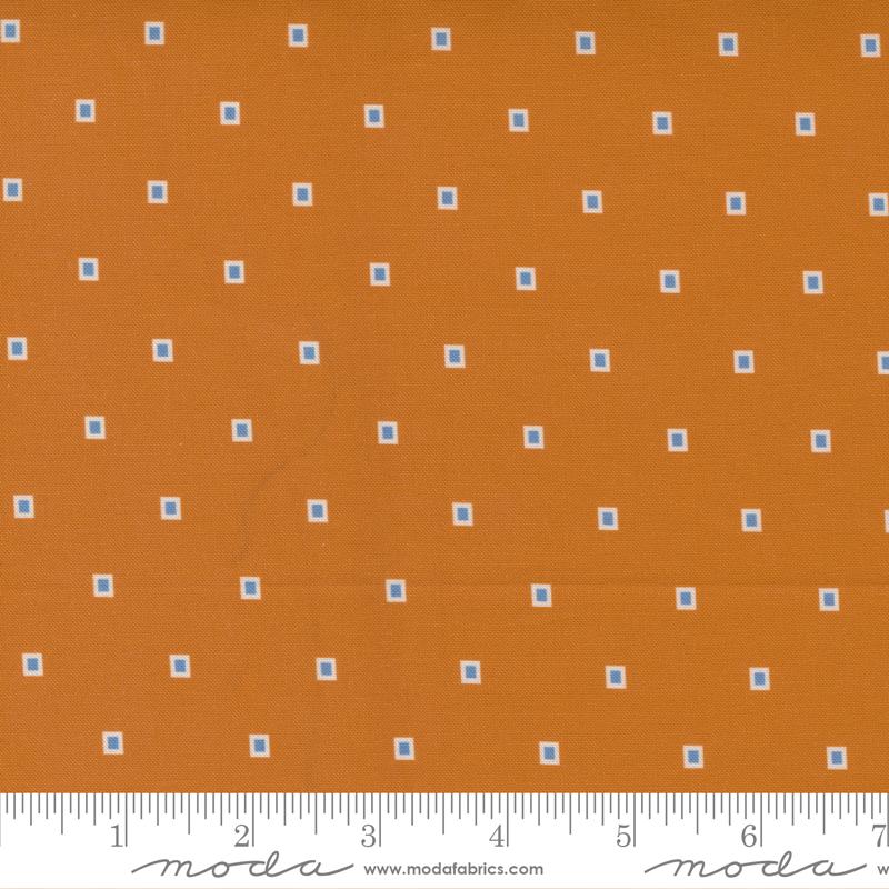 Moda Fabrics Picture Perfect by American Jane Square Dot 21805 13 Orange