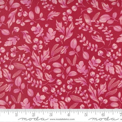 Moda Fabrics Wild Blossoms by Robin Pickens Leafy World 48736 19 Poppy