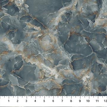 Northcott Fabrics Stonehenge Surface by Deborah Edwards Marble 4 25043 66 Prussian