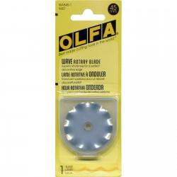 OLFA 45mm Wave Rotary Blade OLFWAB45-1