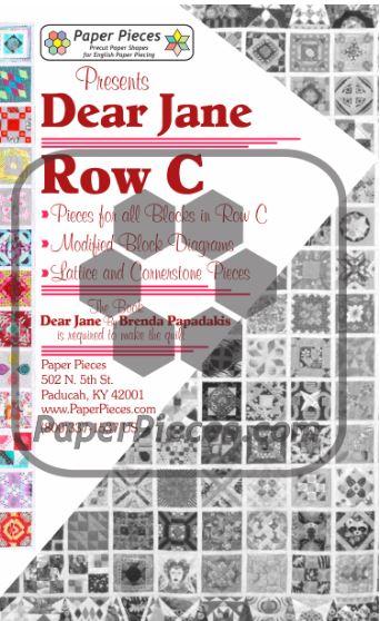 Paper Pieces Dear Jane English Paper Piece Pack- Row C