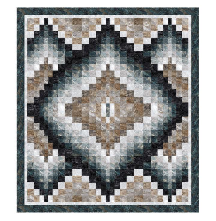 Pine Tree Country Quilts Surface Diamonds Pattern PTN3038