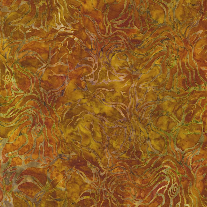 Robert Kaufman Fabrics Artisan Batiks: Celebrate Fall by Lunn Studios AMD 21129 163 Spice