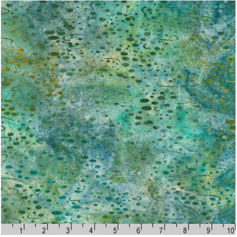 Robert Kaufman Fabrics Artisan Batiks: Marshland by Lunn Studios AMD 21723 56 Pond