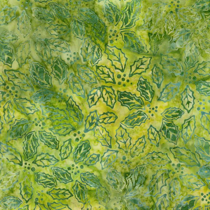 Robert Kaufman Fabrics Artisan Batiks: Wintergreen by Lunn Studios AMD 21065 7 Green