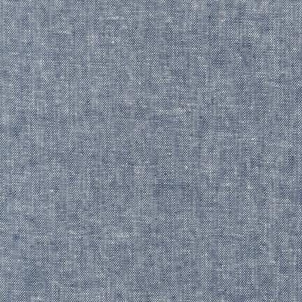 Robert Kaufman Fabrics Essex Yarn Dyed  E064 1178 Indigo