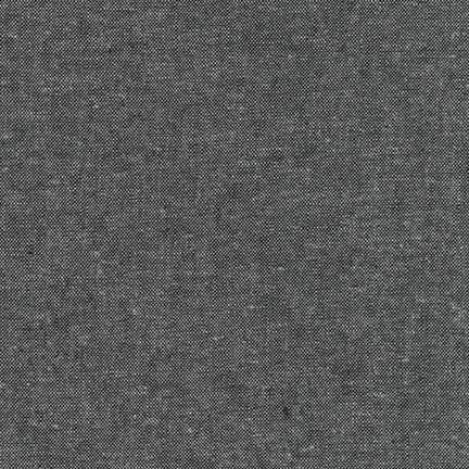 Robert Kaufman Fabrics Essex Yarned Dyed E064-1071 Charcoal