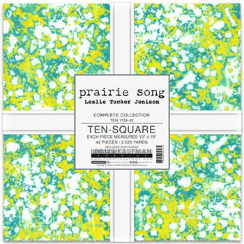 Robert Kaufman Wishwell Prairie Song Ten Squares by Leslie Tucker Jenison Ten 1134 42