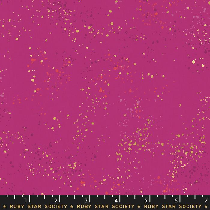 Ruby Star Society Speckled Metallic by Rashida Coleman Hale RS5027 62M Berry