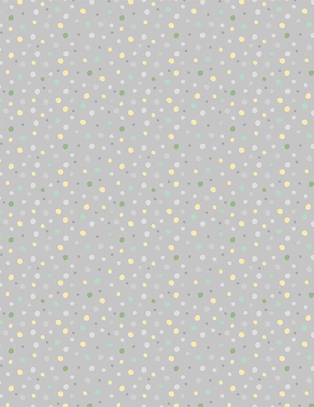 Wilmington Prints Hello Sunbeam by Lisa Perry Small Dots 3054 24506 975 Gray