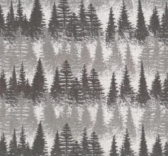 Wilmington Prints Wild Woods Lodge by PRD, LLC. Tree Stripe 3057 59028 292 Taupe