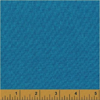 Windham Fabrics Artisan Cotton by Another Point of View 40171-35 Aqua/Blue