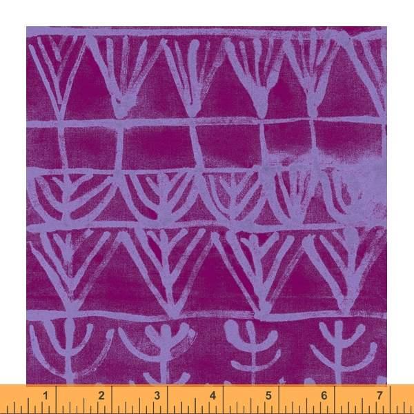 Windham Fabrics Random Thoughts by Marcia Derse Wildflower Garden 52841 16 Pansy