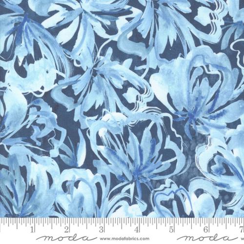 Sunshine and Blue Skies blue watercolor floral
