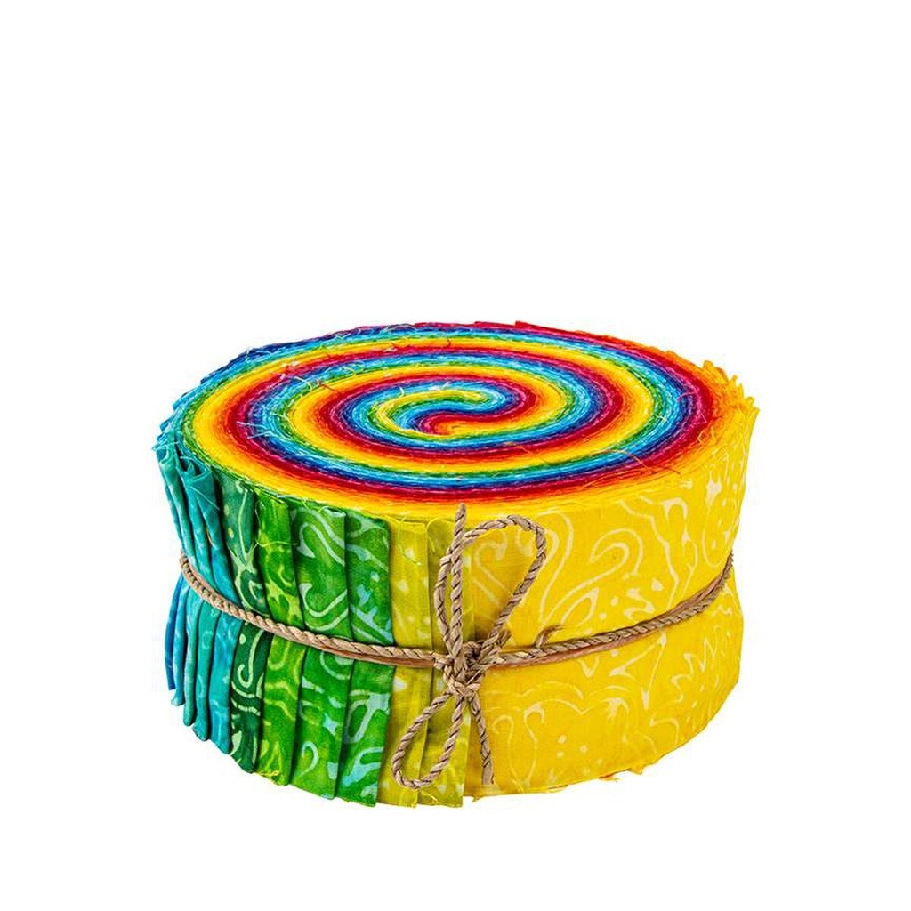 Rainbow Batiks Rolie Polie