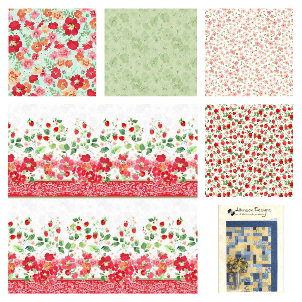 Yellow Brick Road Berry Sweet Quilt Kit