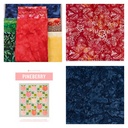 Pineberry Batik Quilt Kit