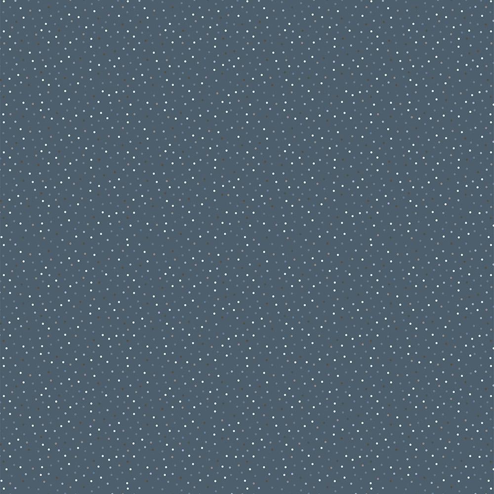 Poppie Cotton Country Confetti Blue Ribbon CC20186 Dark Blue