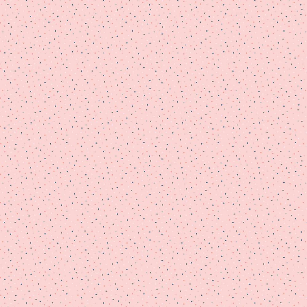 Poppie Cotton Country Confetti Strawberry Lemonade CC20180 Light Pink
