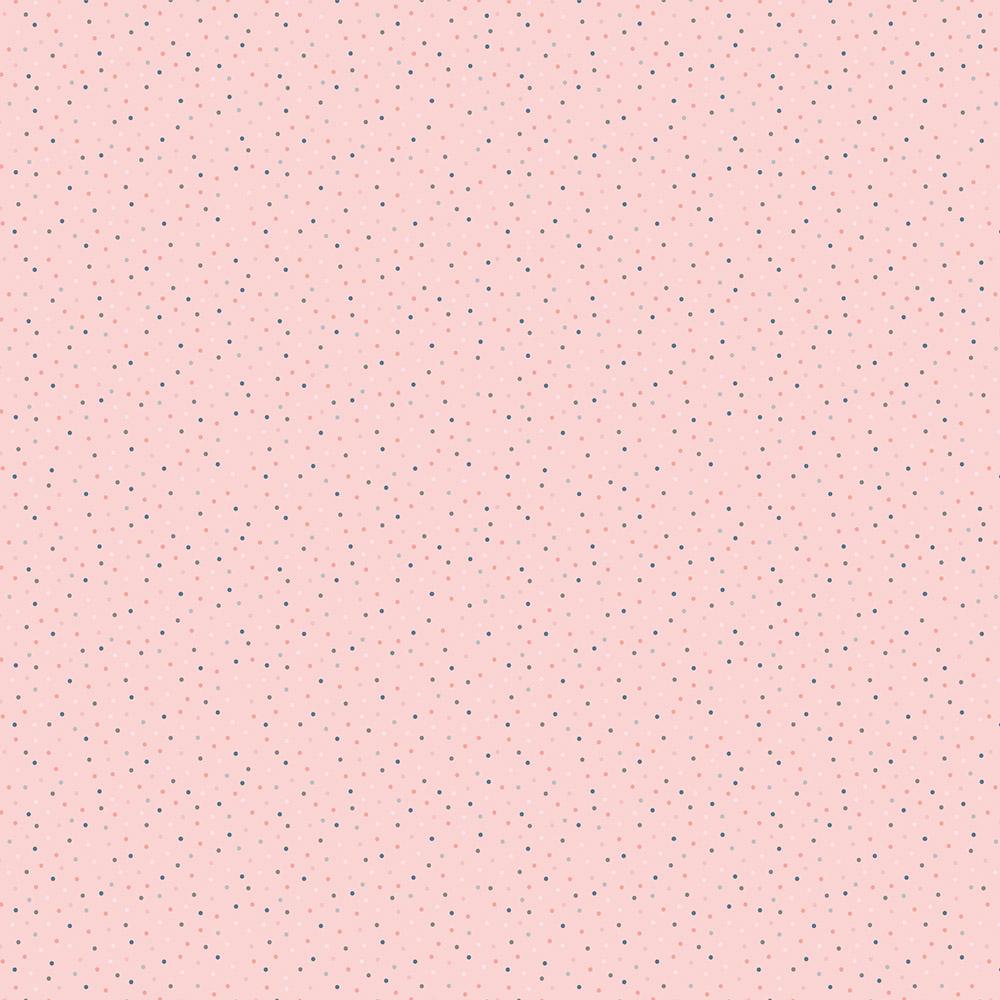 Poppie Cotton Country Confetti Strawberry Lemonade CC20180 Light Pink