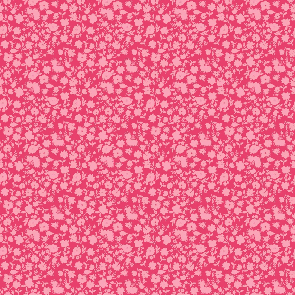 Poppie Cottons Bloom True by Terri Conrad Wildflower BT22121 Pink