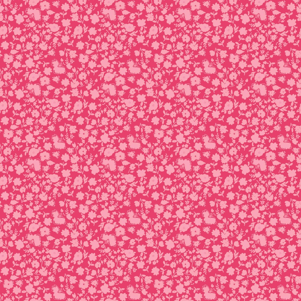 Poppie Cottons Bloom True by Terri Conrad Wildflower BT22121 Pink