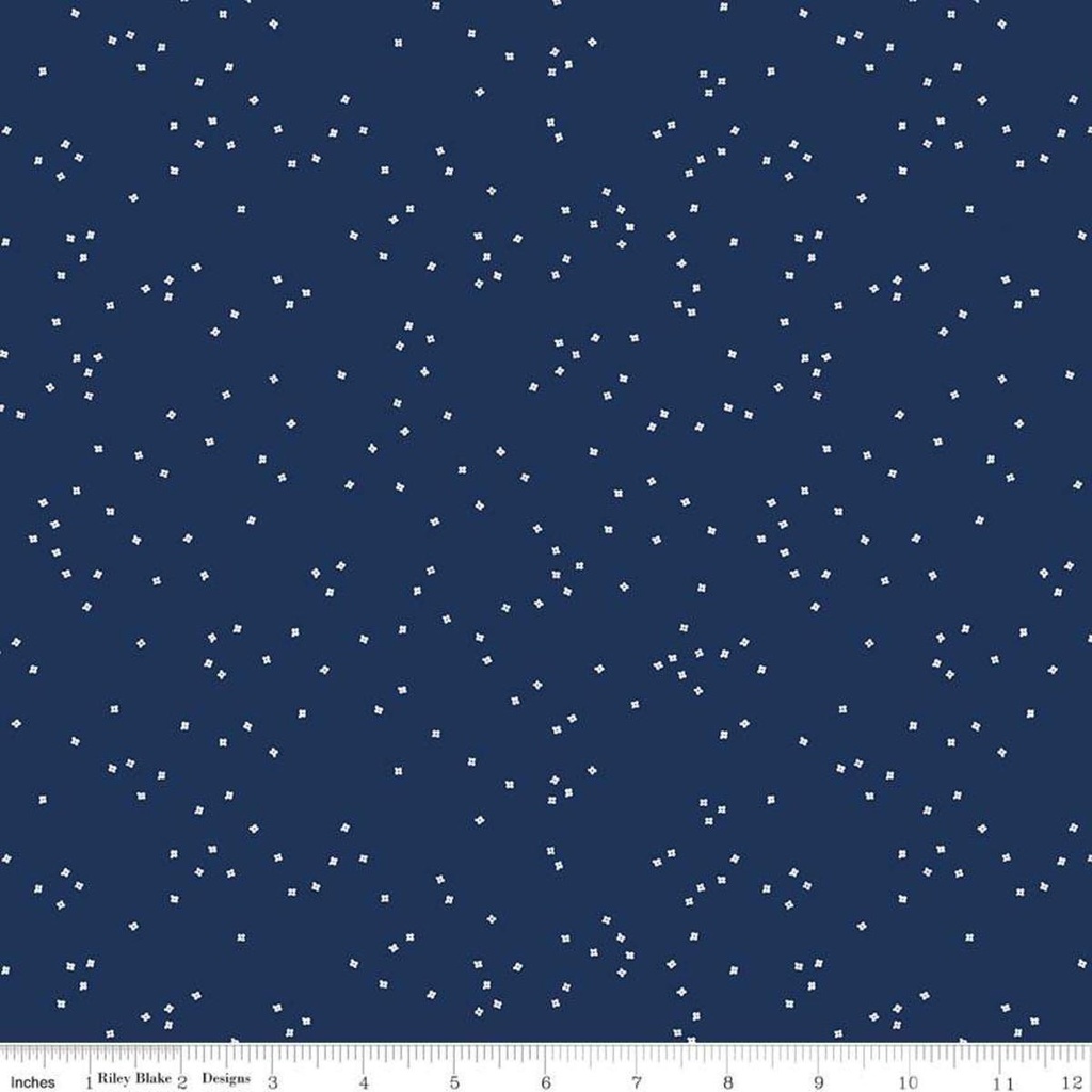Blossoms in Color C715-Navy