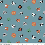 Riley Blake Designs Alphabet Zoo C14092 Stoneblue
