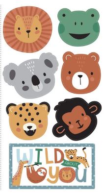 Riley Blake Designs Alphabet Zoo Panel