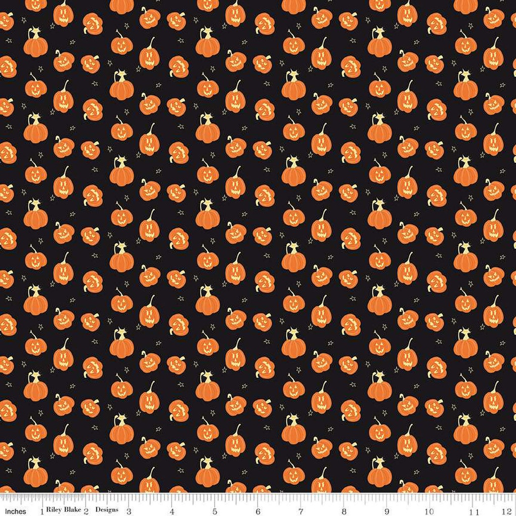 Riley Blake Designs Beggar's Night C14505 Black