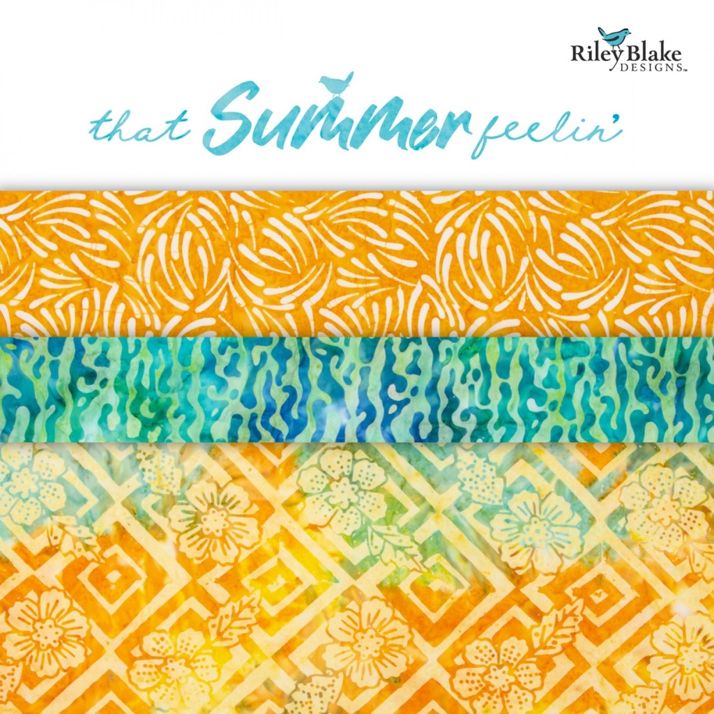 Riley Blake Designs Expressions Batiks That Summer Feelin' Rolie Polie RP TSMRFLN 40