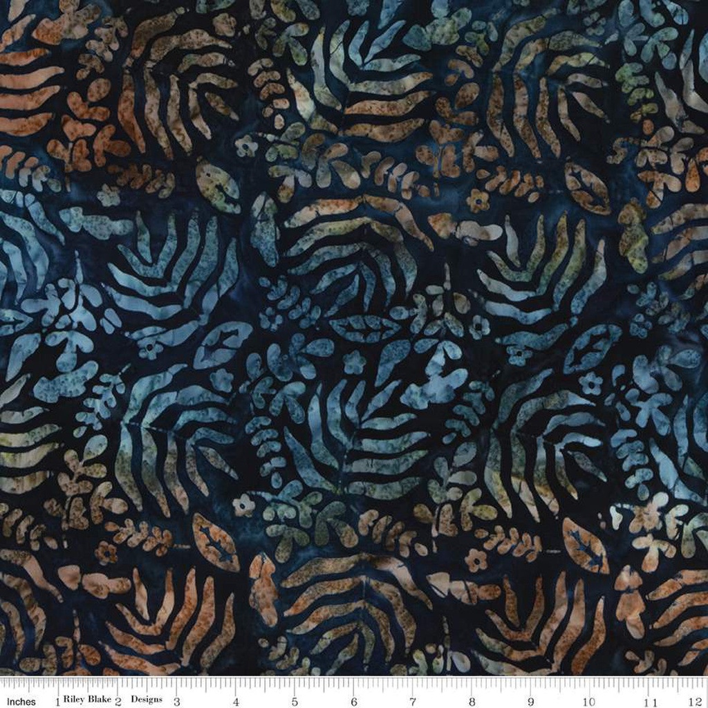 Riley Blake Designs Expressions Batiks TJAPS BTPT1137 Midnight Multi