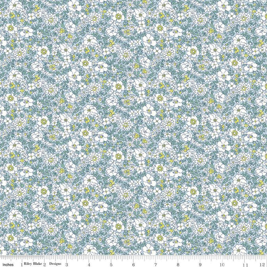 Riley Blake Designs Flower Show Coastal Walk by Liberty Fabrics Arley Blossom A 01666478A