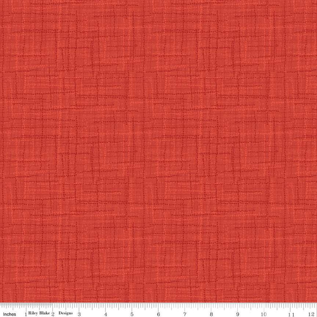 Riley Blake Designs Grasscloth Cottons C780 Vermillion