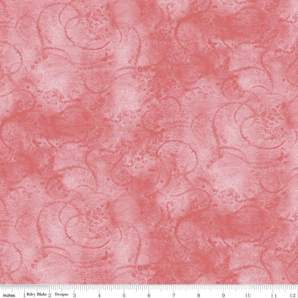 Riley Blake Designs Painter's Watercolor Swirl by J. Wecker Frisch C680-Cotton Candy
