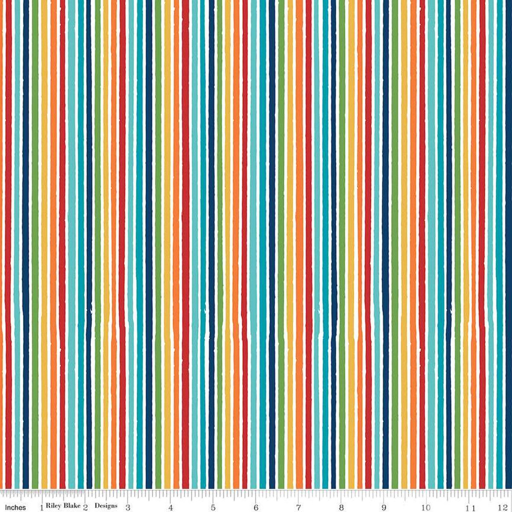 Riley Blake Designs Pets Stripes C13656 Multi