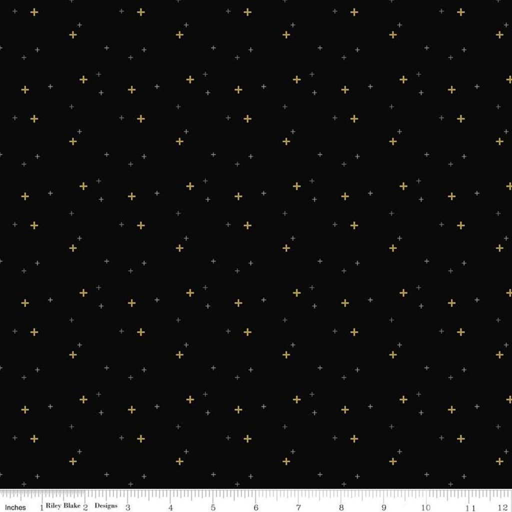 Riley Blake Designs Sparkler by Melissa Mortenson SC650 Black