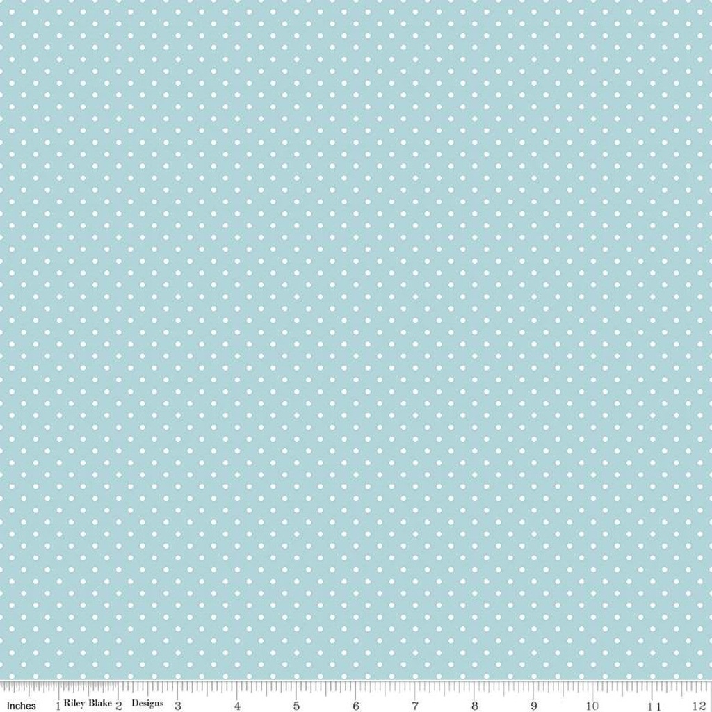 Riley Blake Designs Swiss Dot C670 20 Aqua