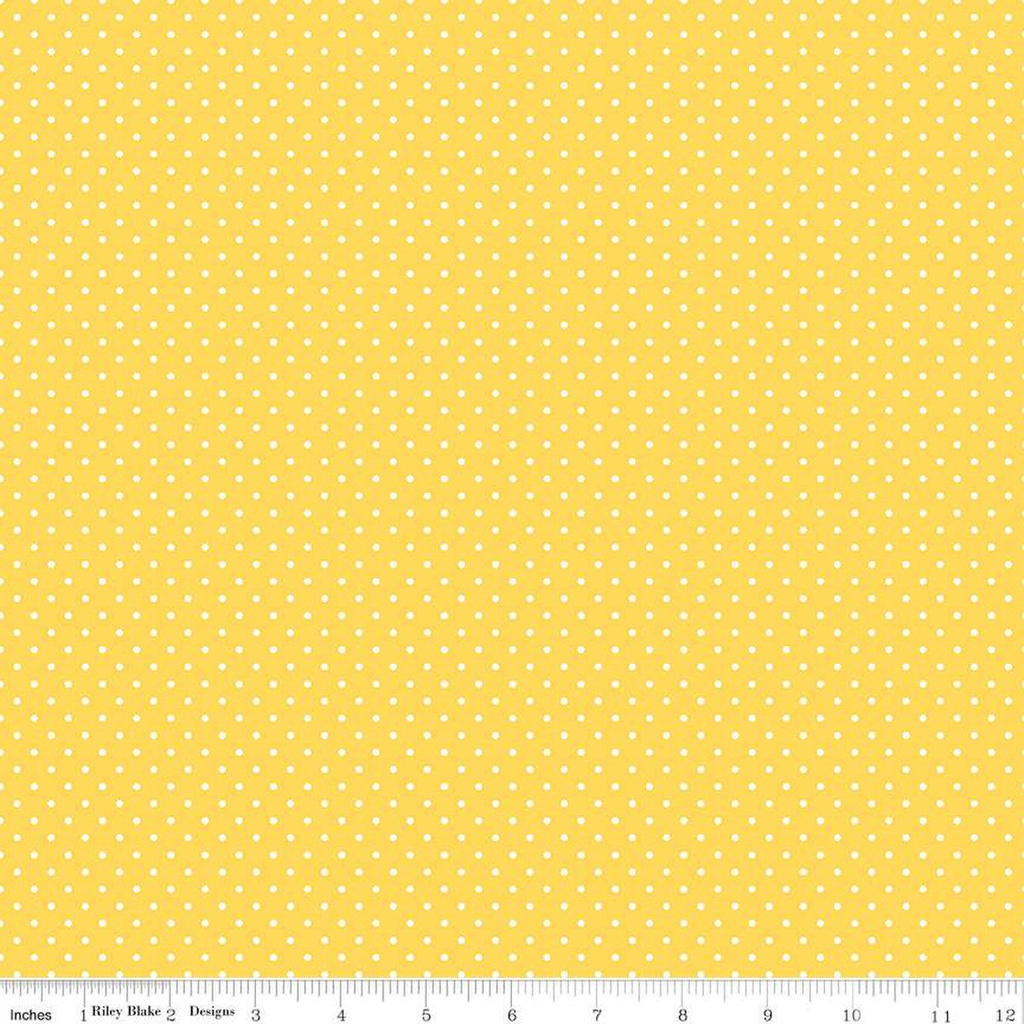 Riley Blake Designs Swiss Dot C670 50 Yellow