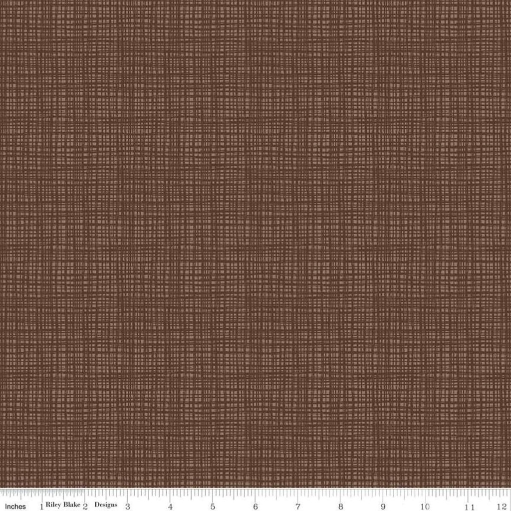 Riley Blake Designs Texture in Color by Sandy Gervais C610 Chocoalte