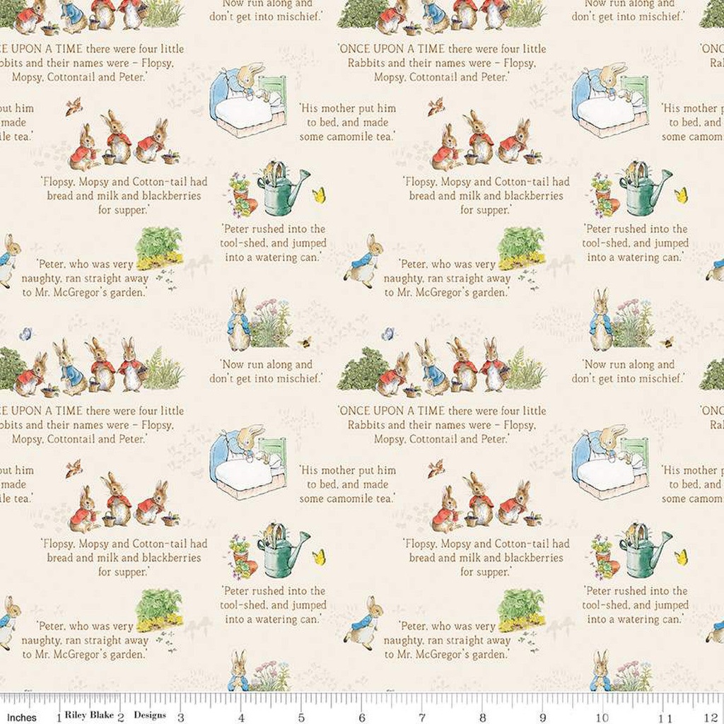 The Tale of Peter Rabbit C14701 Cream