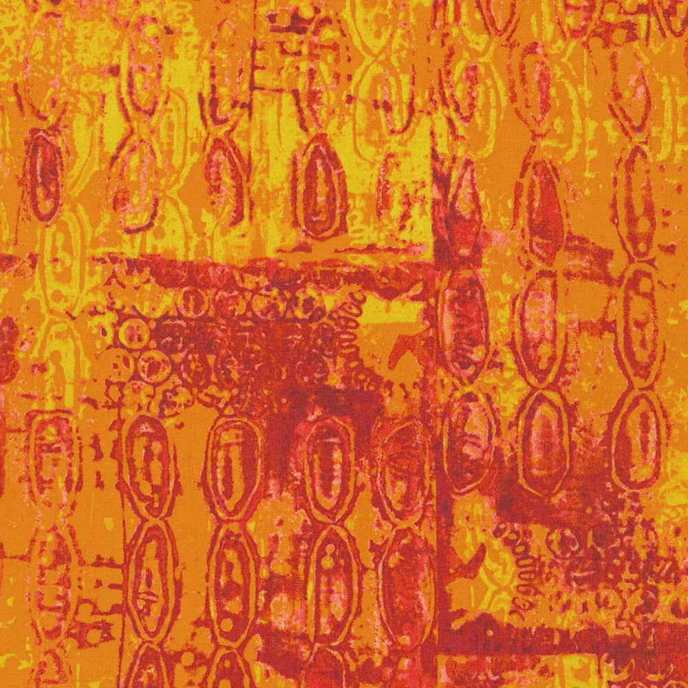 Robert Kaufman Fabric: Wishwell Storyboard ANJ 22098 141 Saffron