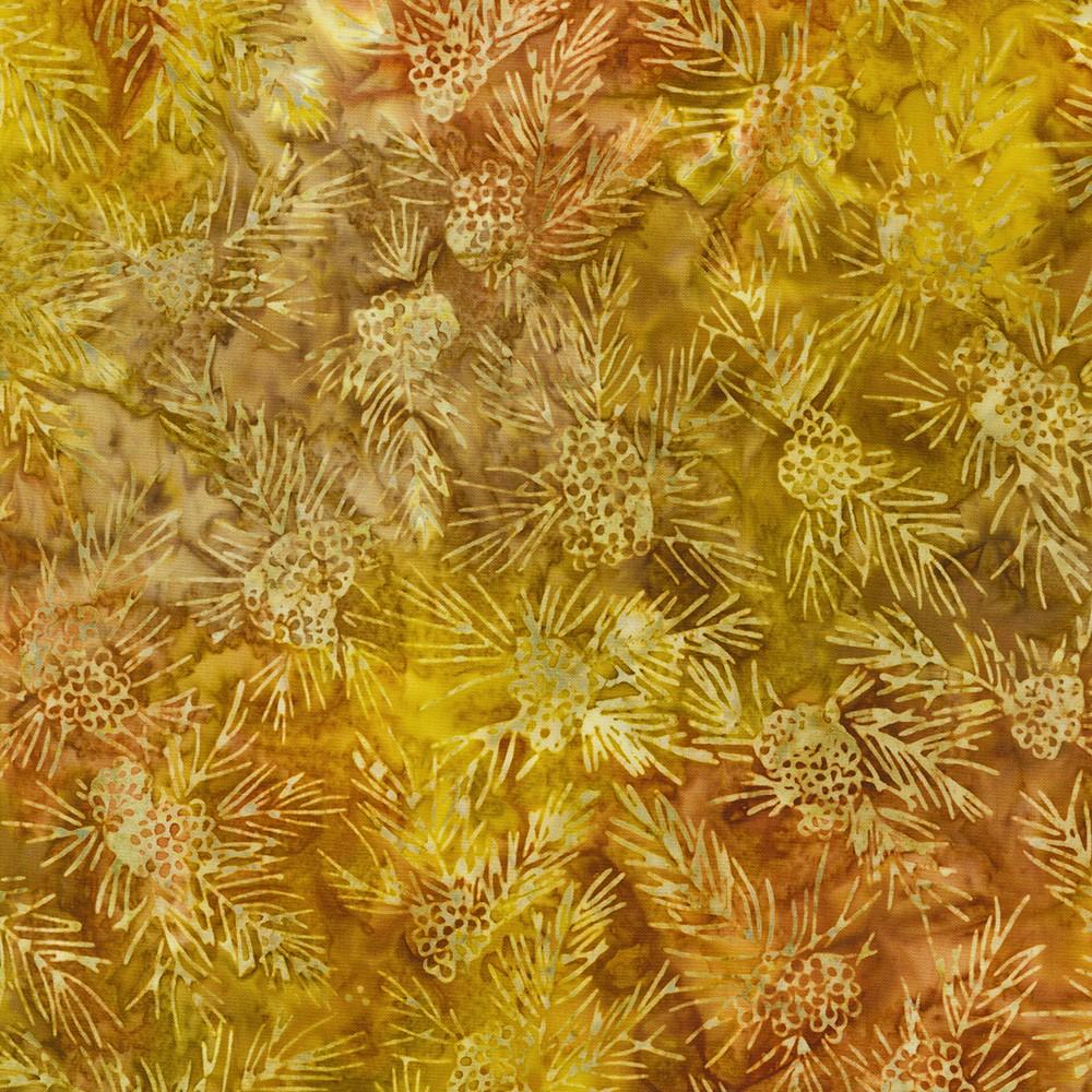 Robert Kaufman Fabrics Artisan Batiks: Autumn Trails by Lunn Studios AMD 21070 142 Amber