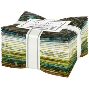 Robert Kaufman Fabrics Artisan Batiks: Marshland Fat Quarter Bundle by Lunn Studios FQ1984 22 PC