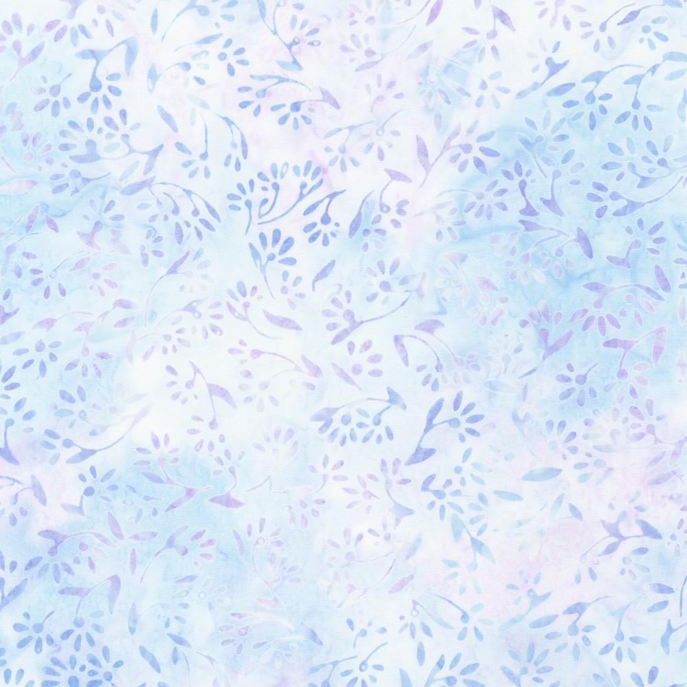 Robert Kaufman Fabrics Artisan Batiks: Pastel Petals by Lunn Studio AMD 21448 235 Hyacinth