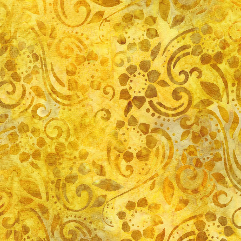 Robert Kaufman Fabrics Artisan Batiks: Sun Forest by Lunn Studios 22000 138 Honey