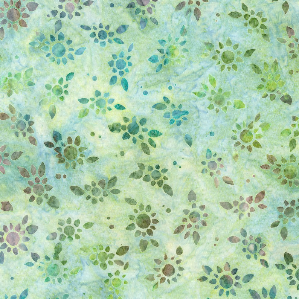 Robert Kaufman Fabrics Artisan Batiks: Sun Forest by Lunn Studios 22002 375 Sprout