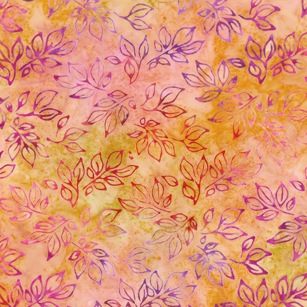 Robert Kaufman Fabrics Artisan Batiks: Sunrise Blossoms by Lunn Studios AMD 21631 130 Sunshine